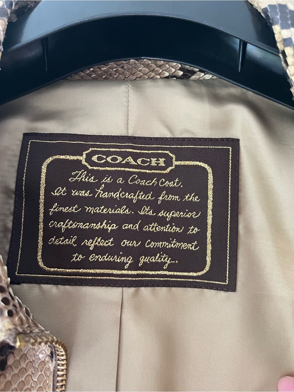 Genuine Python Coach jacket - Picture 4 of 16